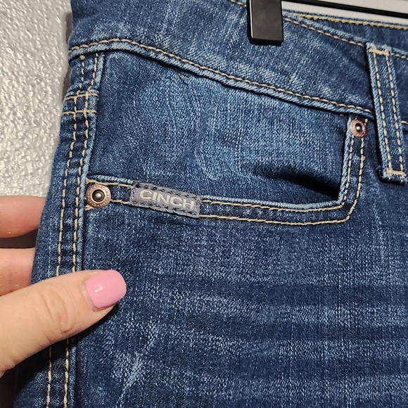 CINCH LYNDEN High Rise Medium Wash Flare Leg Trouser Jeans Size Waist 31 LONG - Picture 6 of 16